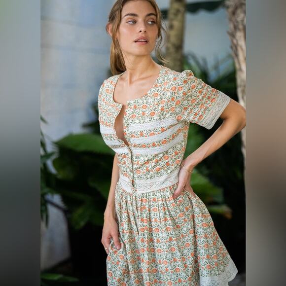 ☀️NWT Krewe Du Q Santorini Dress - Picture 2 of 8